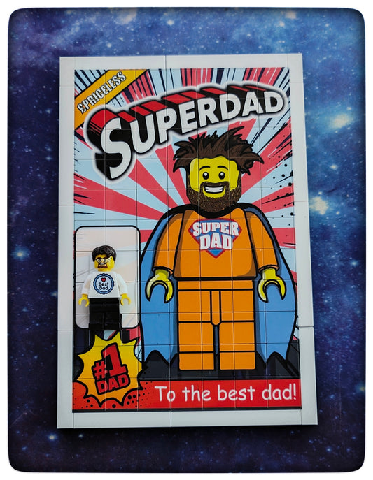 Fathers Day Comic Style Print