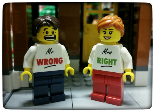 Mr Wrong And Mrs Right Figures